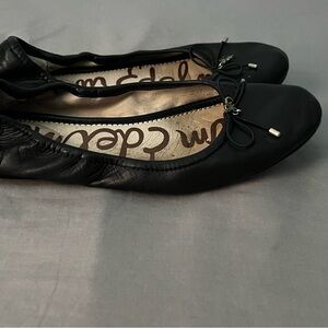 Sam Edelman Classic Black Leather Flats